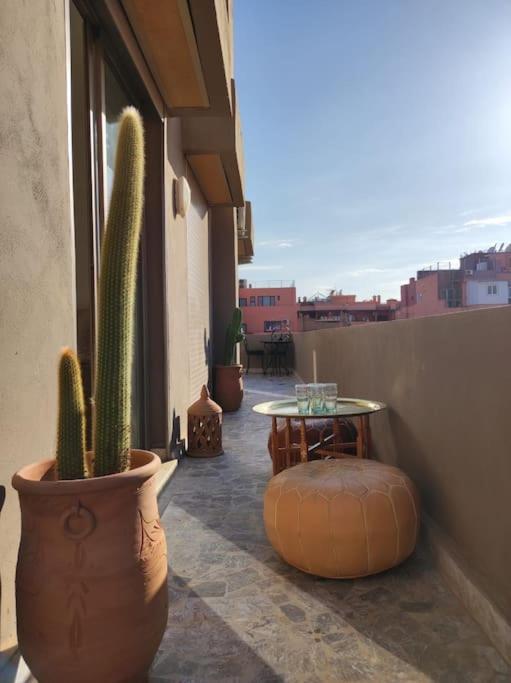Plein Centre Marrakech, Grand Balcon Filant Leilighet Marrakesh Eksteriør bilde